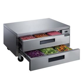 DCB52-D2 Chef Base   Refrigerator (Color: Silver, Material: Stainless Steel)