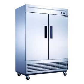 D55AR Commercial Upright Reach-in Refrigerator made by stainless steel (Type Of  Defrost: Automatic, Material: Stainless Steel)